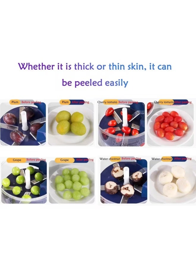 AMM Electric Garlic Peeler & Small Fruits – High-Speed Automatic Peeling Machine Peeling Machine Stainless Steel Blade, Efficient Hands-Free Peeler for Grapes, Tomatoes, Garlic, Ideal for Home, Kitchen, Meal Prep, Cafés, Light - Image 5